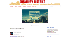 Desktop Screenshot of creamerydistrict.org